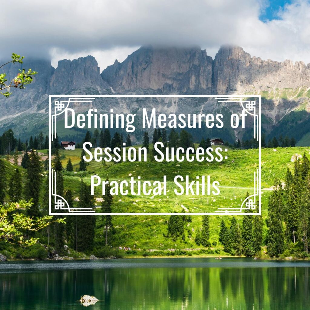 Defining Measures of Session Success: Practical Coaching Skills